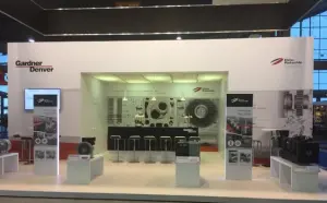 Gardner Denver stand at Parts2Clean